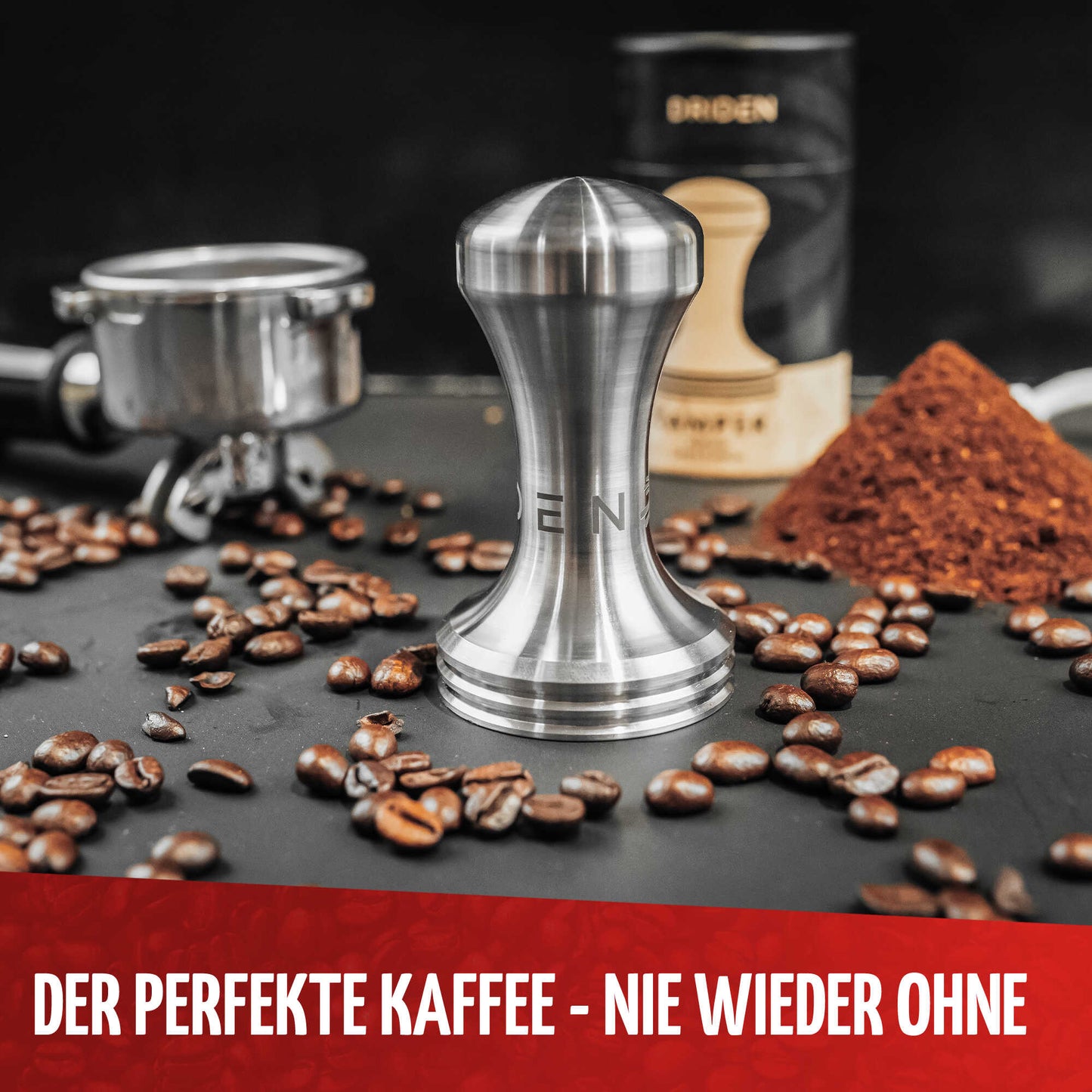 Kaffee Tamper [51mm] aus 1.4301 Edelstahl